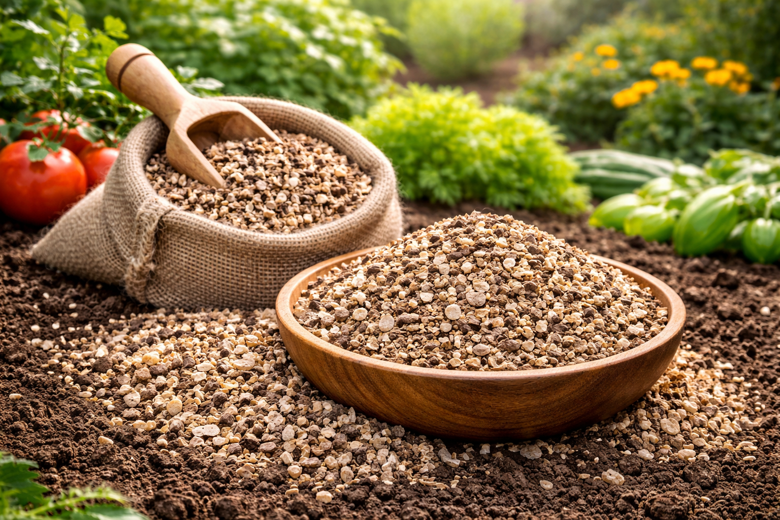 Hornspne  natrlicher Langzeitdnger fr Garten, Gemse und Pflanzen   Flora Boost