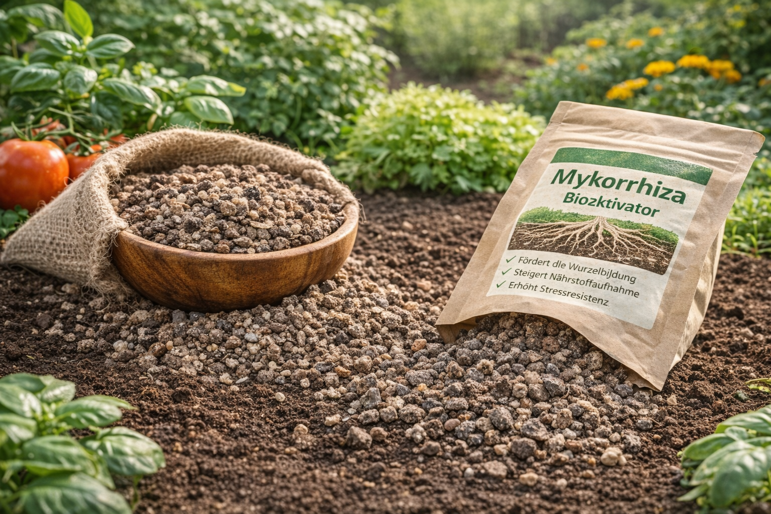 Mykorrhiza Pilze  natrlicher Wurzelbooster fr Pflanzen und Garten   Flora Boost