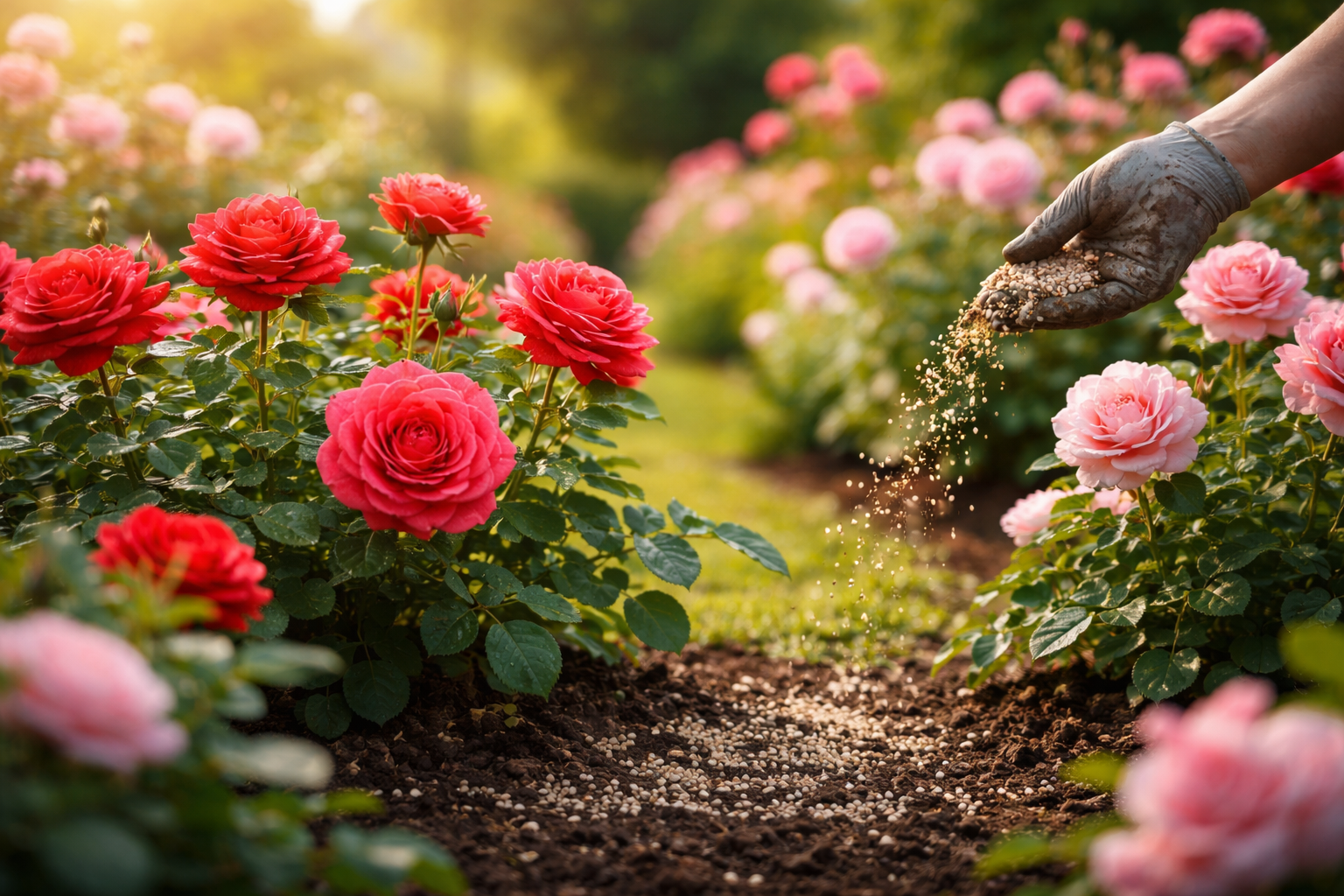 Rosendnger  Dnger fr Rosen fr krftige Blten und gesundes Wachst   Flora Boost