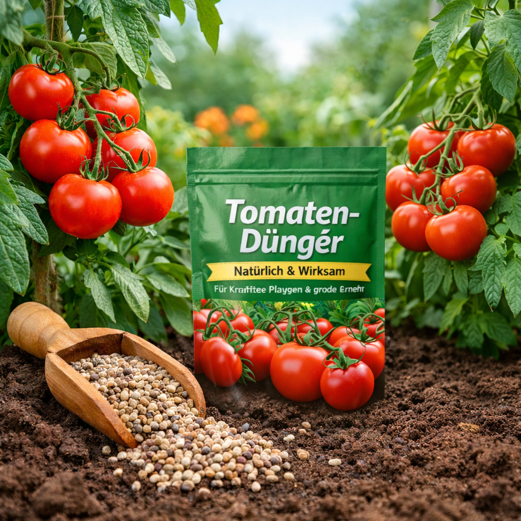 Tomatendnger  Dnger fr Tomaten im Garten, Gewchshaus und Kbel  Flora  Boost