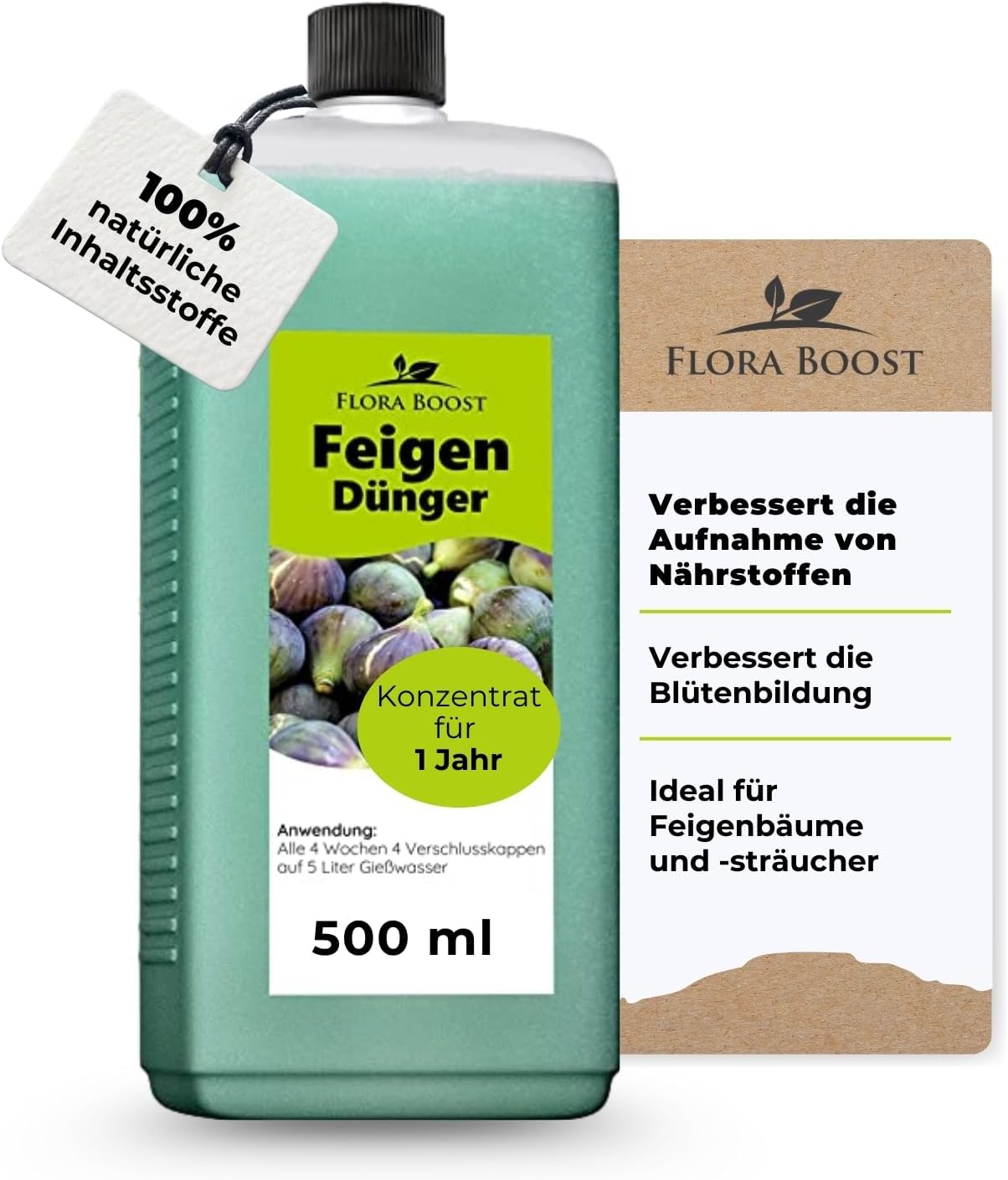 Feigenbaum Dünger von Flora Boost für gesunde Obstbäume
