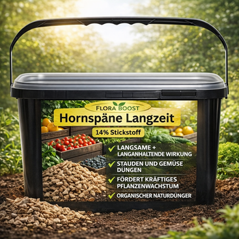 Hornspäne – organischer Stickstoffdünger von Flora Boost