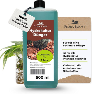 Hydrokultur Dünger von Flora Boost für optimales Pflanzenwachstum