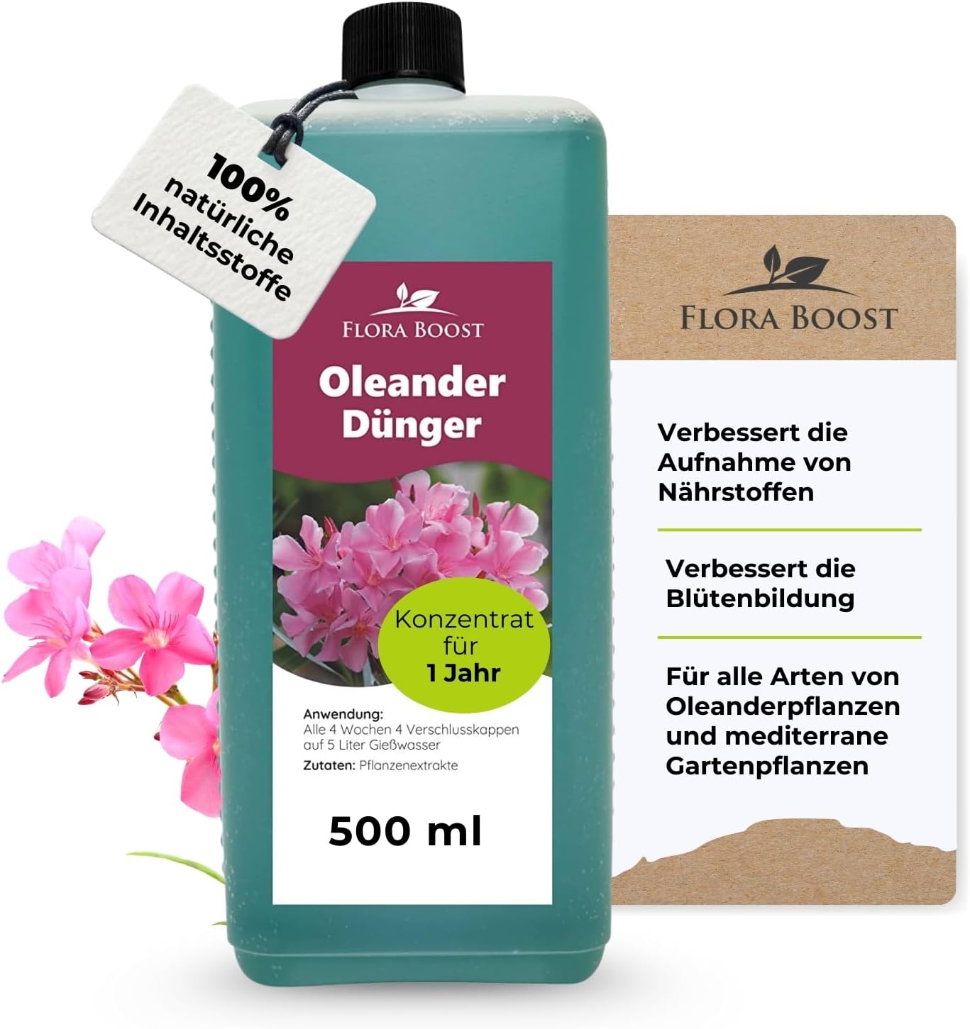 dünger kaufen Oleander Dünger von Flora Boost – Hochwertigen Oleander Dünger kaufen