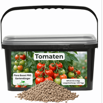 Tomaten Dünger Langzeitwirkung | Flora Boost PRO NPK 8-4-6 für gesunde Pflanzen