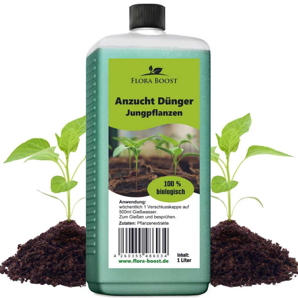 Jungpflanzen Anzuchtdünger Flüssigdünger von Flora Boost - Flora Boost