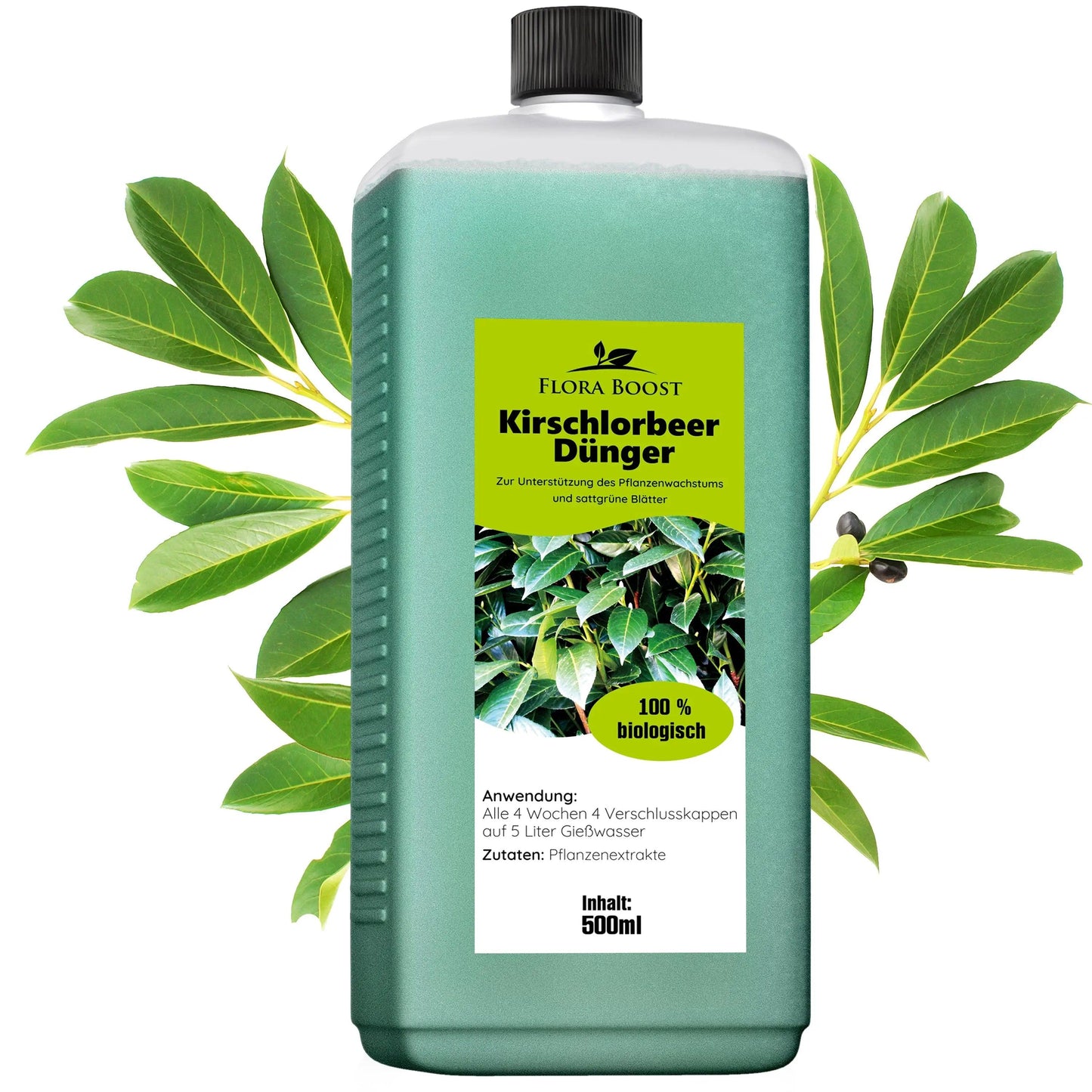 Kirschlorbeer Dünger Flüssigdünger von Flora Boost - Flora Boost