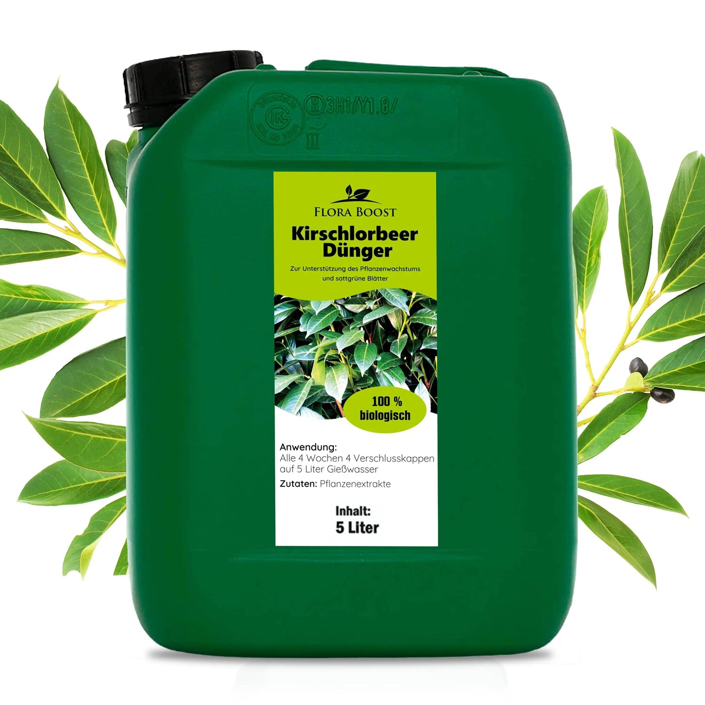Kirschlorbeer Dünger Flüssigdünger von Flora Boost - Flora Boost