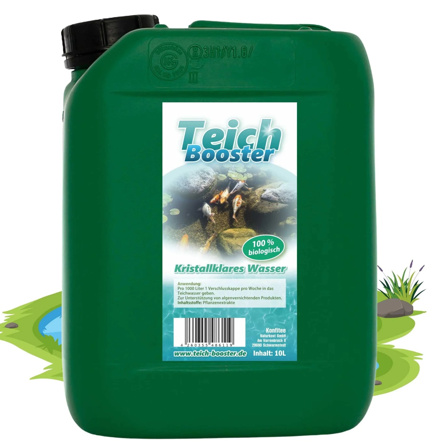 Teichpflanzen Dünger Klarwasser von Flora Boost - Flora Boost