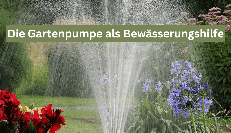 Die Gartenpumpe als Bewässerungshilfe - Flora Boost