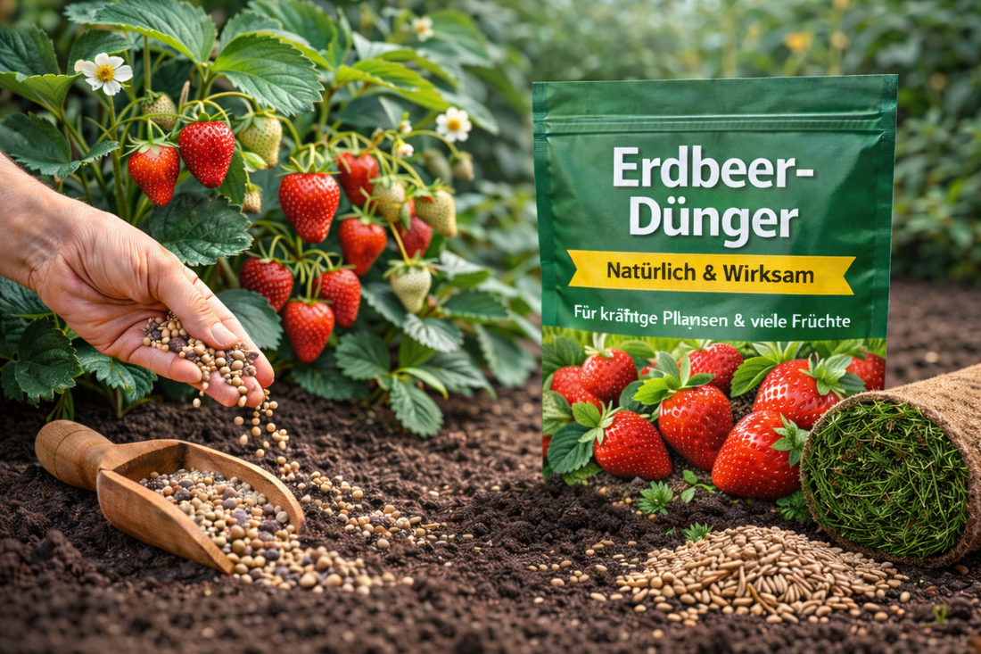 Erdbeeren richtig düngen – Tipps für viele süße Früchte - Flora Boost