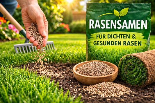 Rasensamen richtig auswählen – Tipps für dichten und gesunden Rasen - Flora Boost