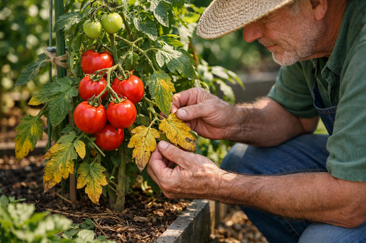 Tomaten bekommen gelbe Blätter – Ursachen und welcher Dünger hilft