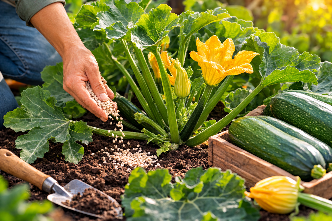 Zucchini pflanzen und düngen – Anleitung für kräftige Pflanzen und große Ernte - Flora Boost