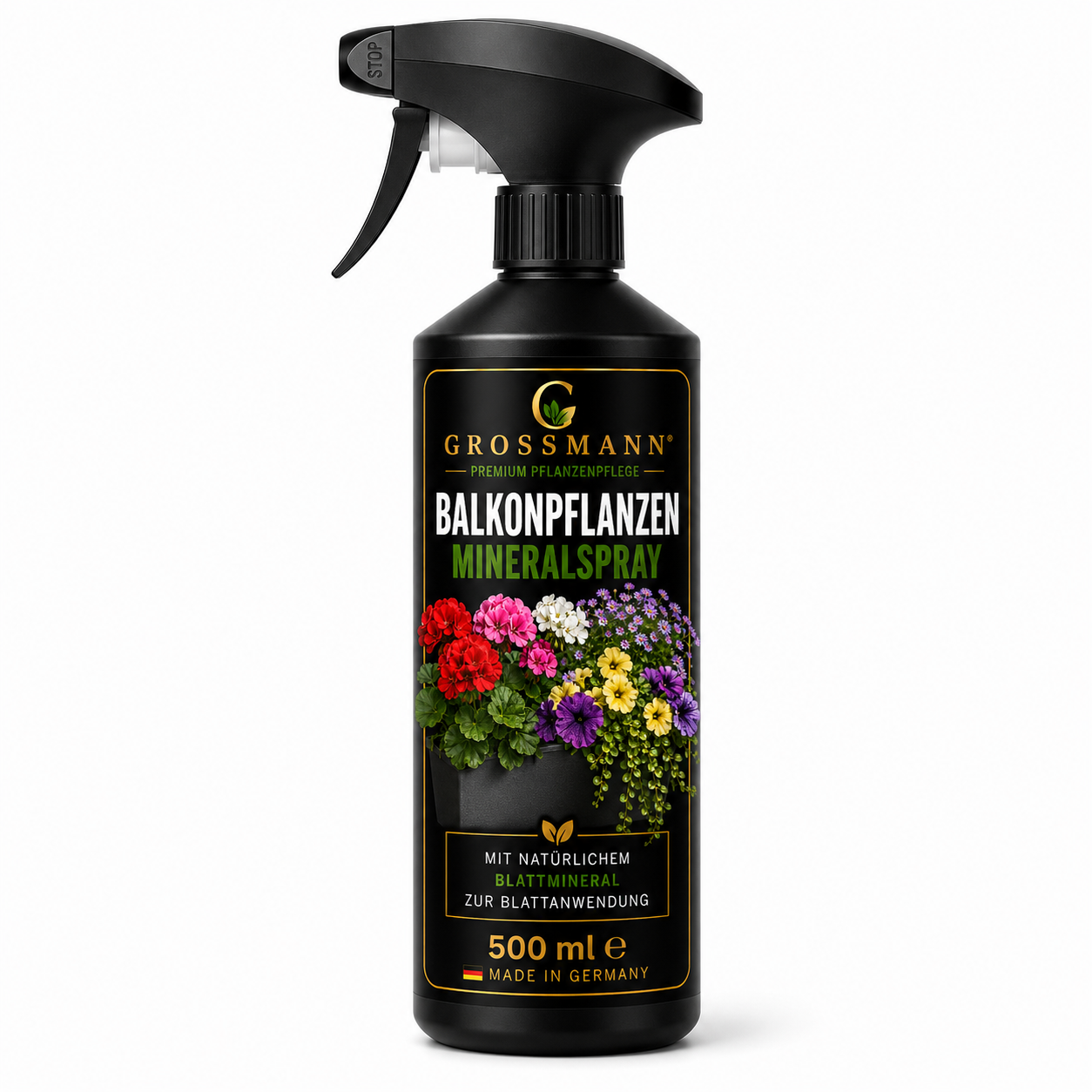 Balkonpflanzen Mineralspray 500 ml – Blattpflege | Grossmann Pflanzenpflege