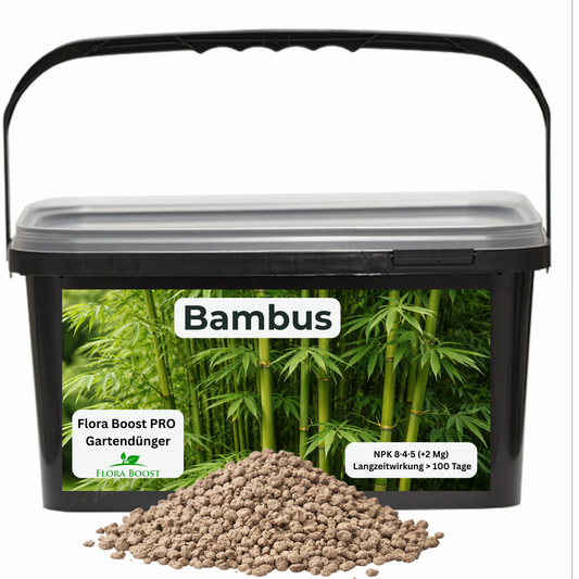 Bambus Dünger mit Langzeitwirkung | Flora Boost PRO NPK 8-4-5