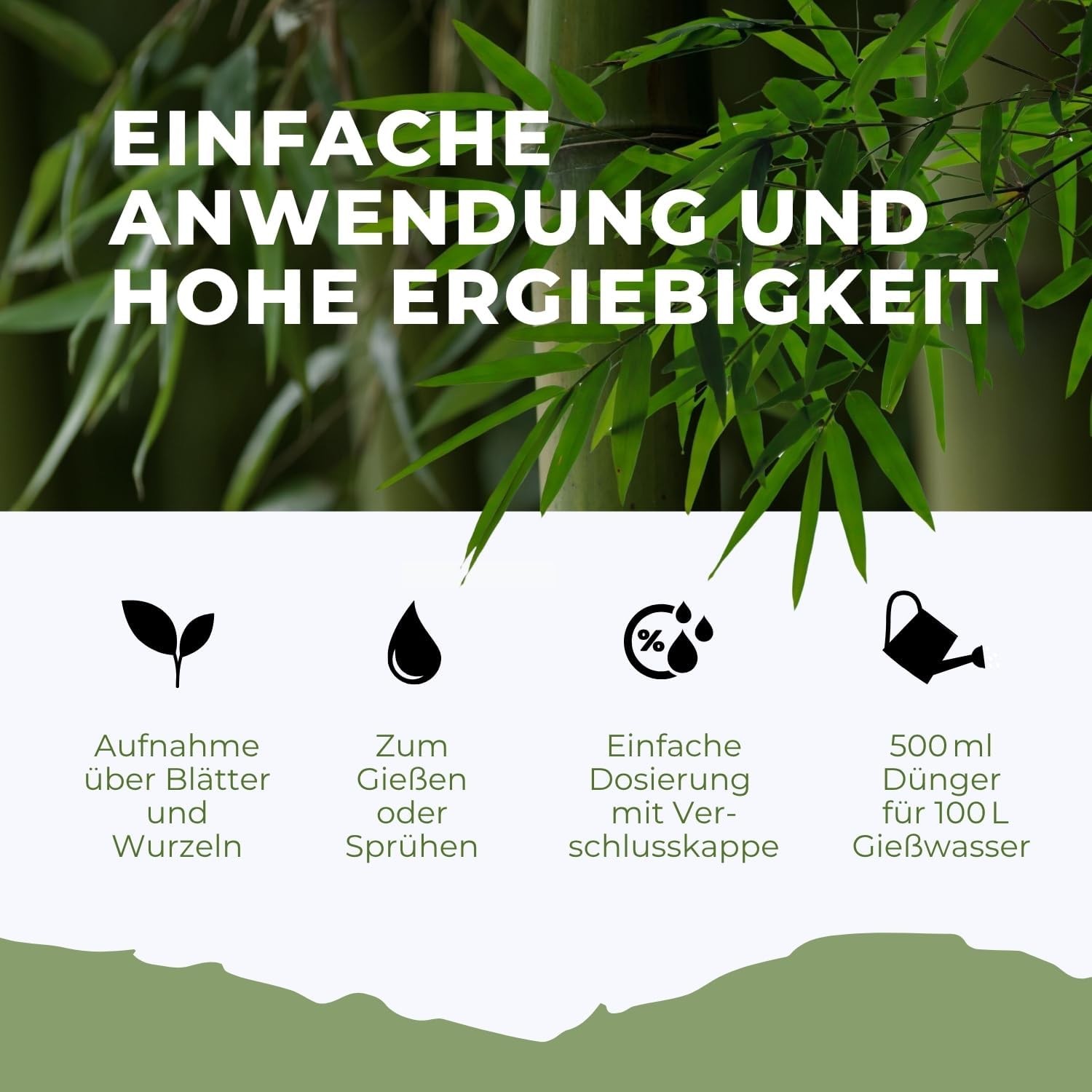 Bambus Dünger Flora Boost für alle Bambuspflanzen Flüssigdünger - Flora Boost
