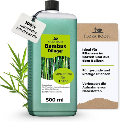 Bambus Dünger Flora Boost für gesunde und prächtige Bambuspflanzen