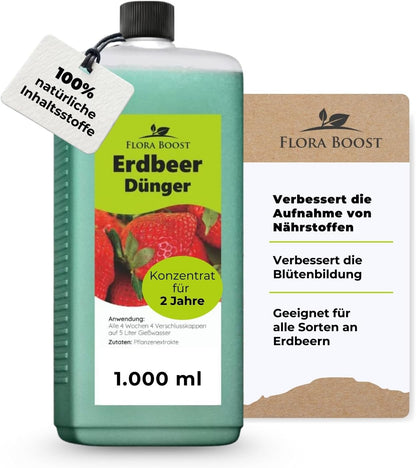 Erdbeer Dünger | Flora Boost für süße Früchte & reiche Ernte
