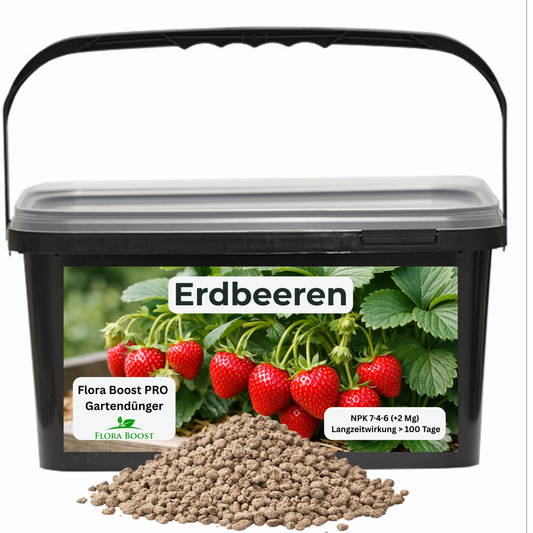 Erdbeer Dünger mit Langzeitwirkung | Flora Boost PRO NPK 7-4-6