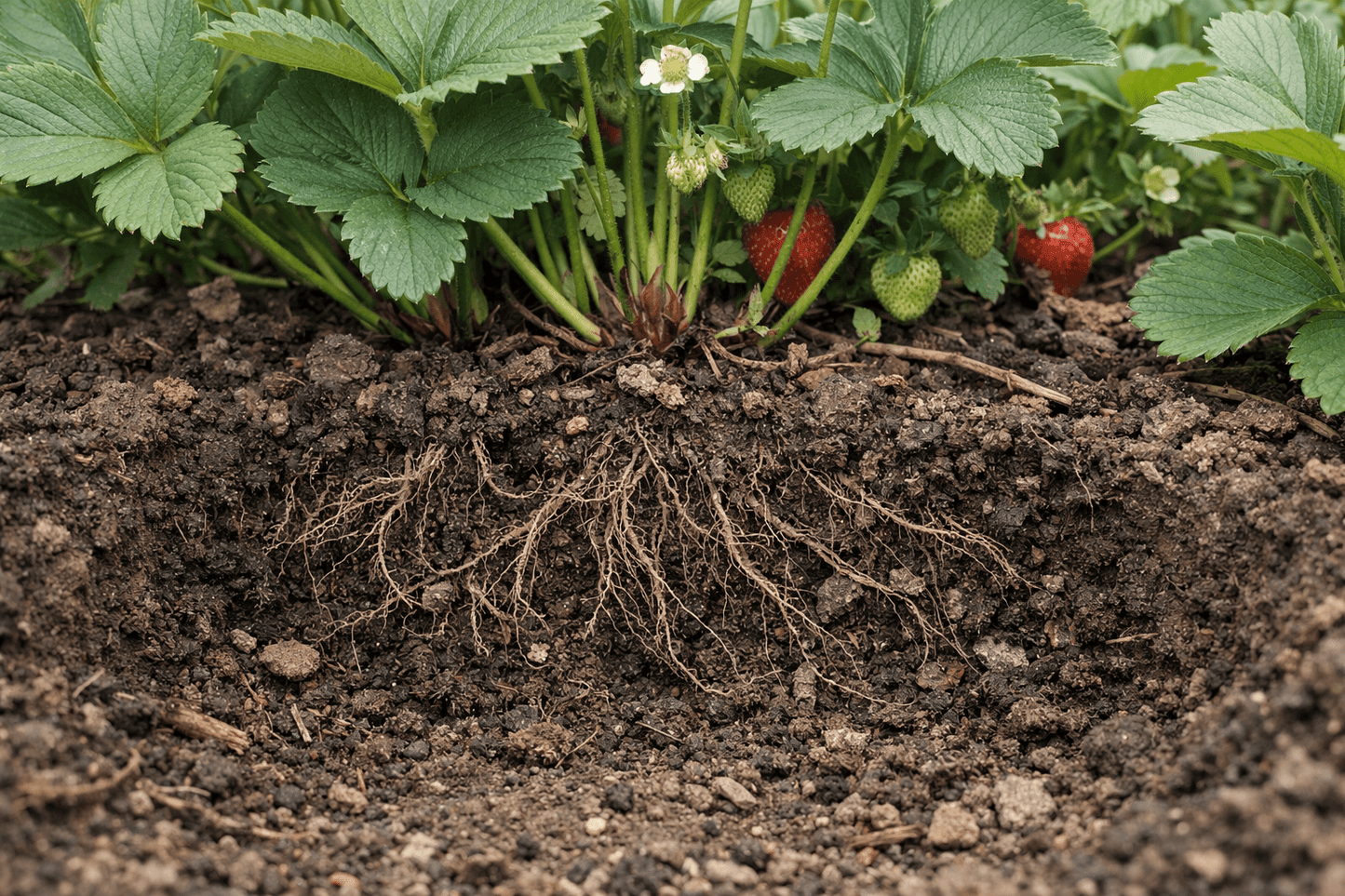 Erdbeer Dünger mit Langzeitwirkung | Flora Boost PRO NPK 7 - 4 - 6 Gartendünger - Flora Boost
