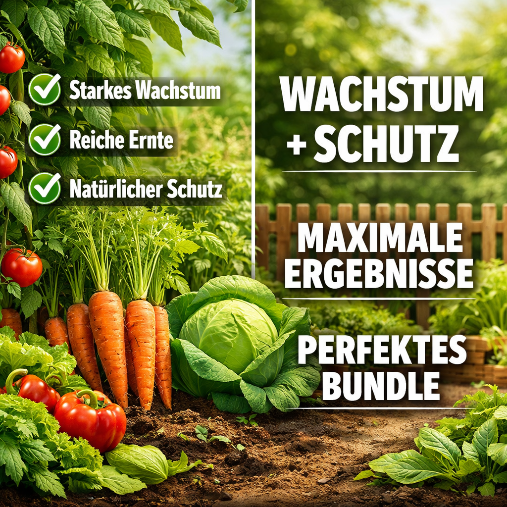 Flora Boost Experten-Bundle: Wurzel-Kraft & Schnecken-Schutz (Mykorrhiza + Schnecken-Stopp)