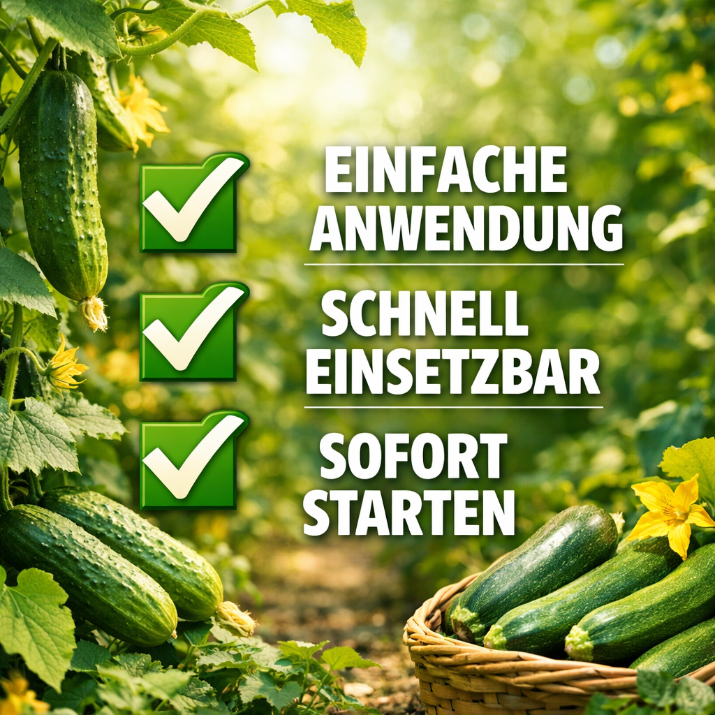 zucchini düngen wie oft Gurken & Zucchini Dünger Bio