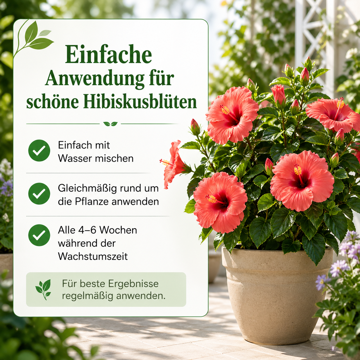 Hibiskus Dünger von Flora Boost