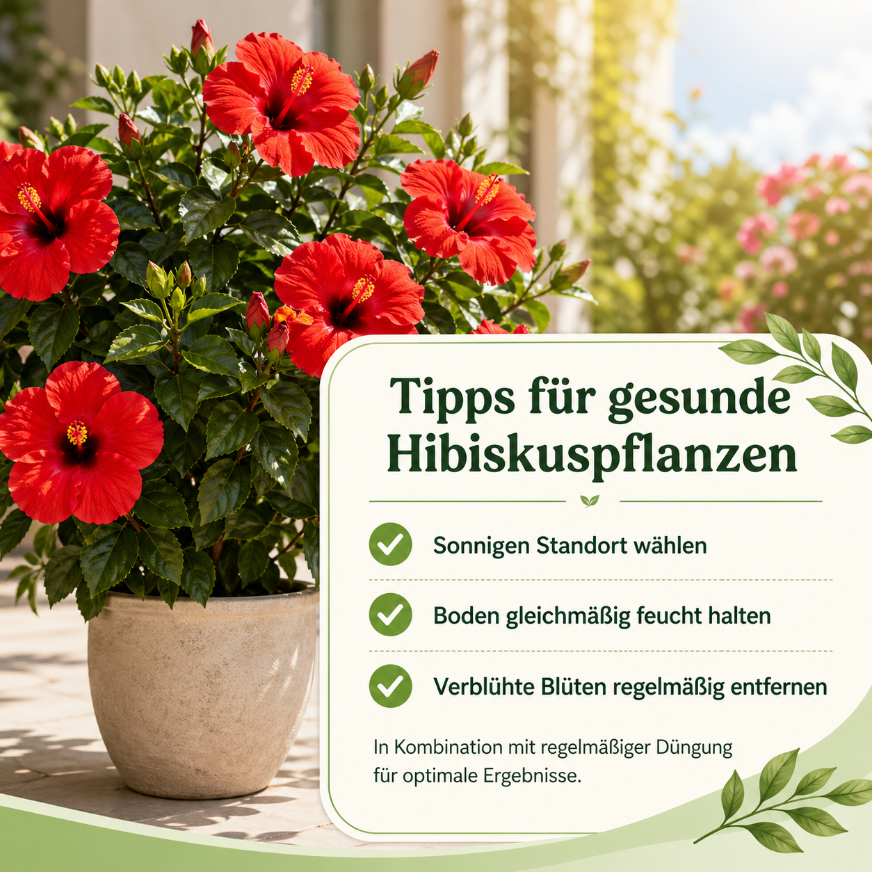 Hibiskus Dünger von Flora Boost