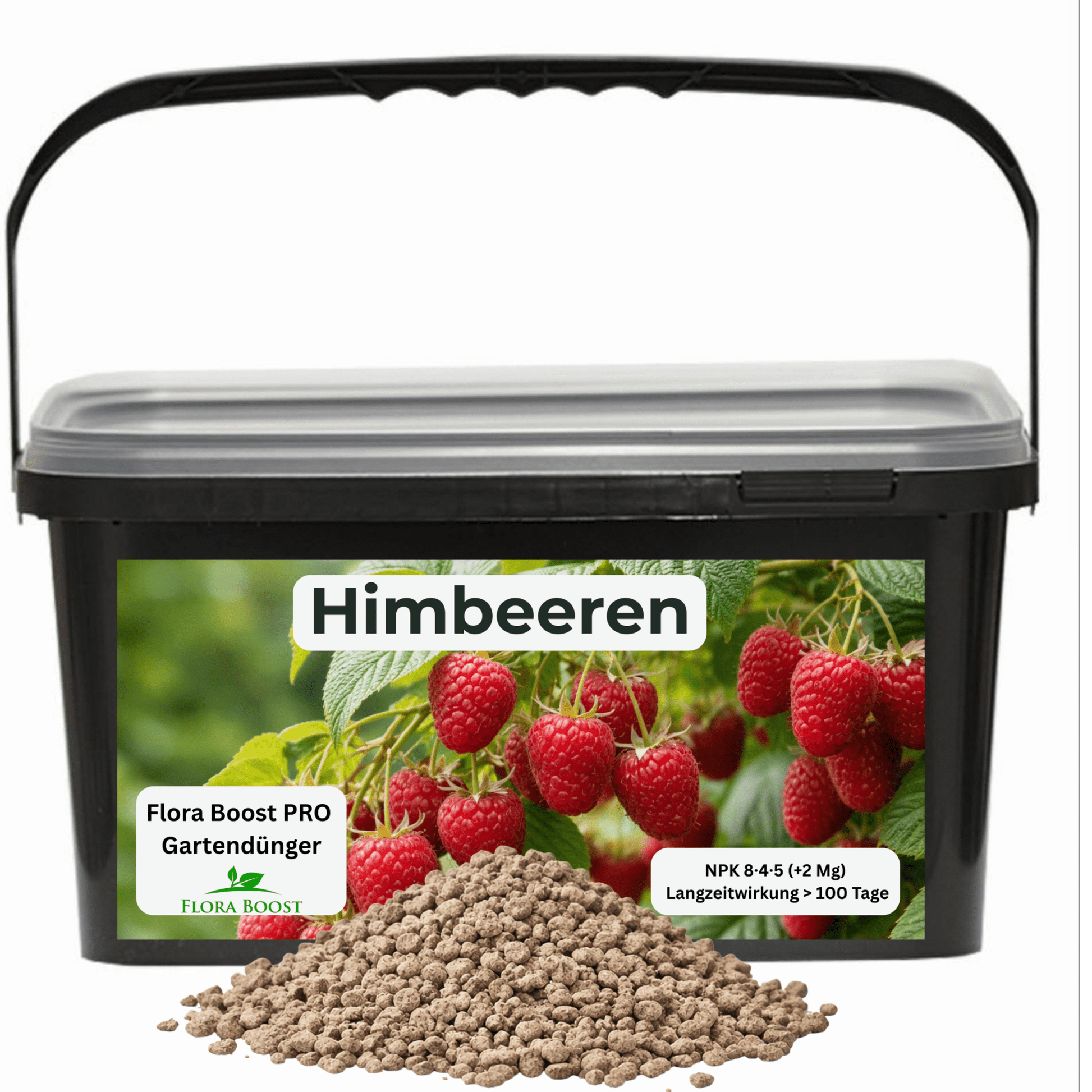 Himbeeren Dünger mit Langzeitwirkung | Flora Boost PRO NPK 8 - 4 - 5 Gartendünger - Flora Boost