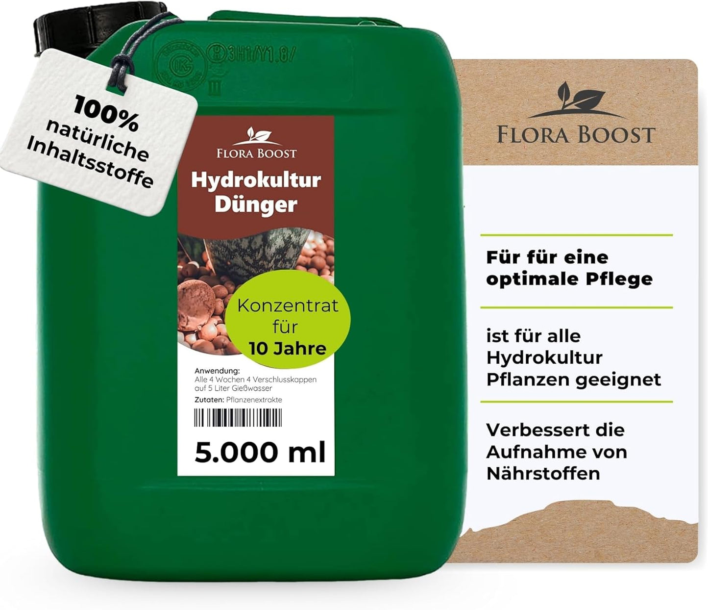 Hydrokultur Dünger von Flora Boost für optimales Pflanzenwachstum