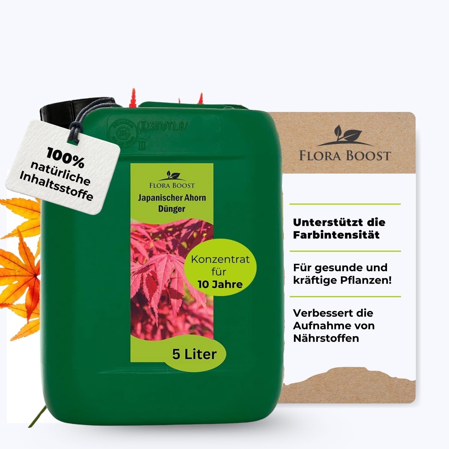 Japanischer Ahorn Fächerahorn Dünger von Flora Boost Flüssigdünger - Flora Boost