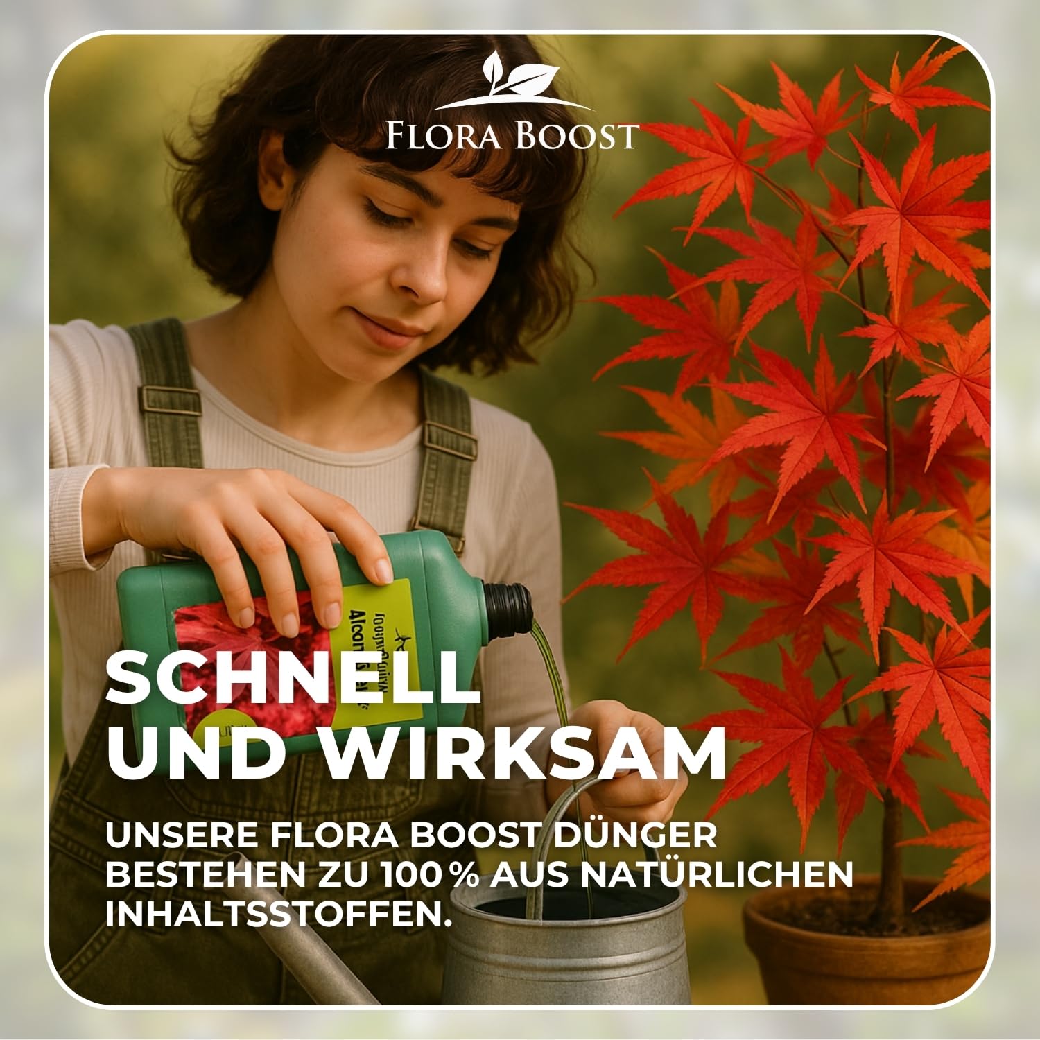 Japanischer Ahorn Dünger von Flora Boost für gesunde Fächerahorn-Pflanzen