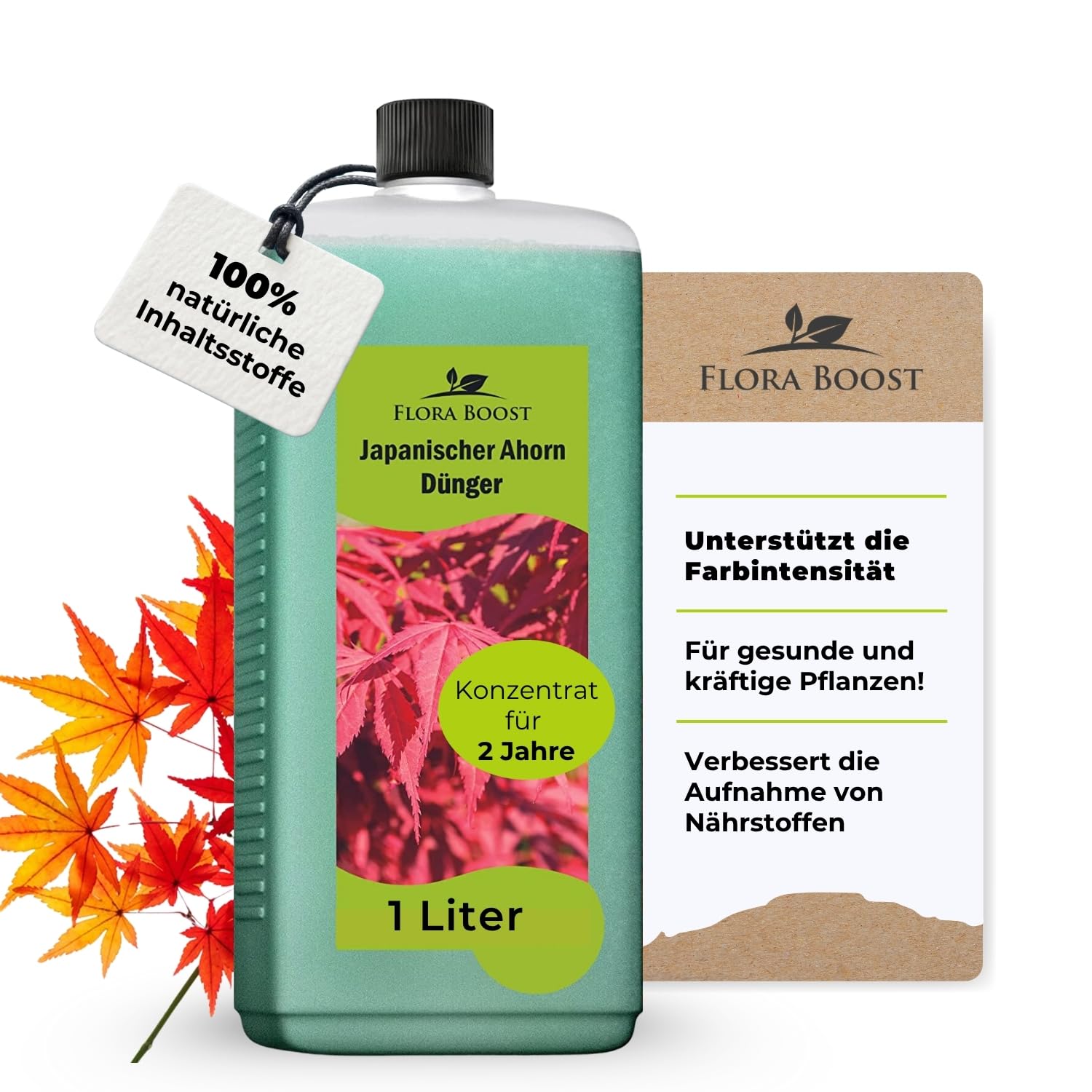 Japanischer Ahorn Dünger von Flora Boost für gesunde Fächerahorn-Pflanzen
