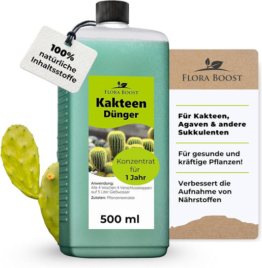 Kaktus Dünger von Flora Boost für gesundes Wachstum