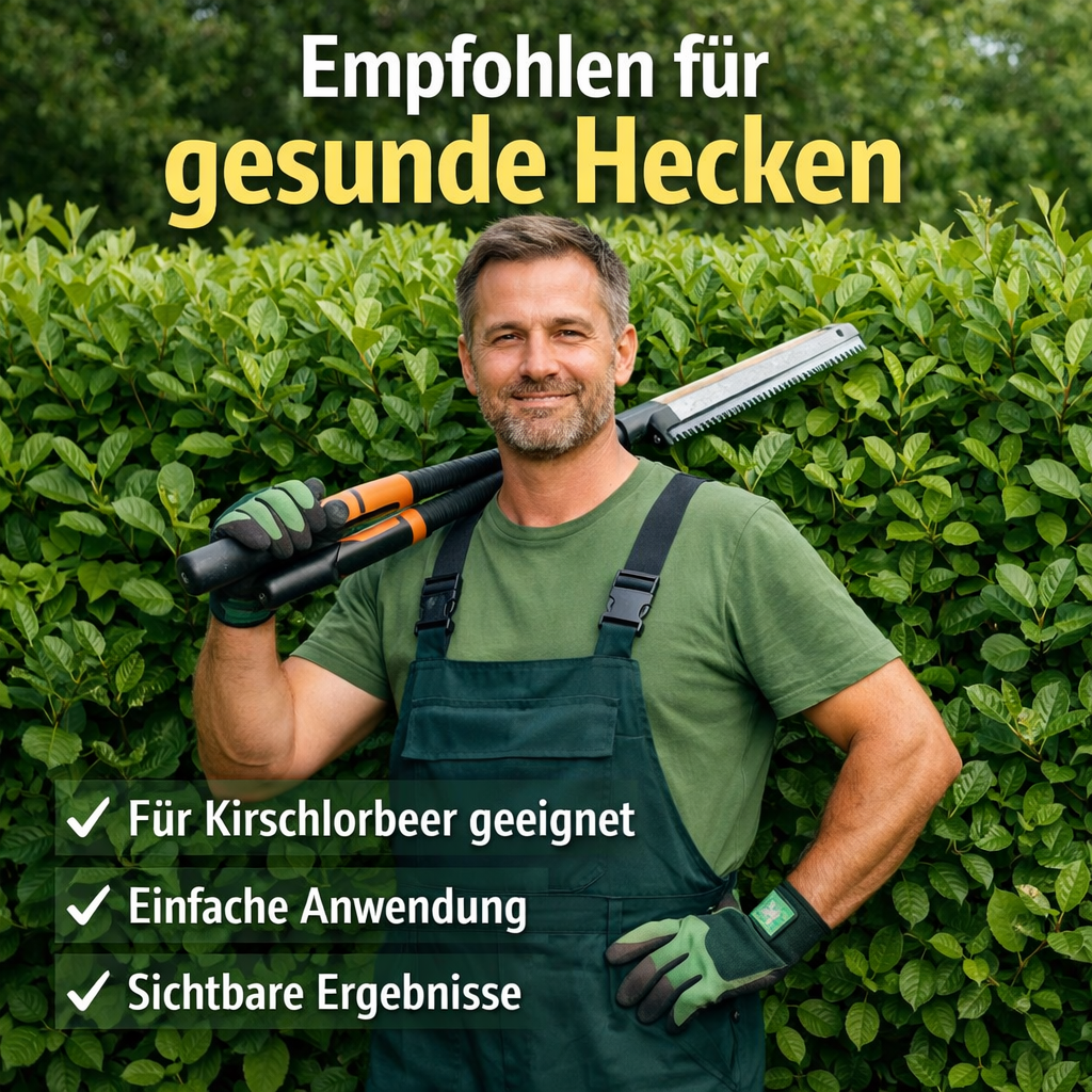 Anwendung von Kirschlorbeer Dünger im Garten für gesunde und widerstandsfähige Hecken