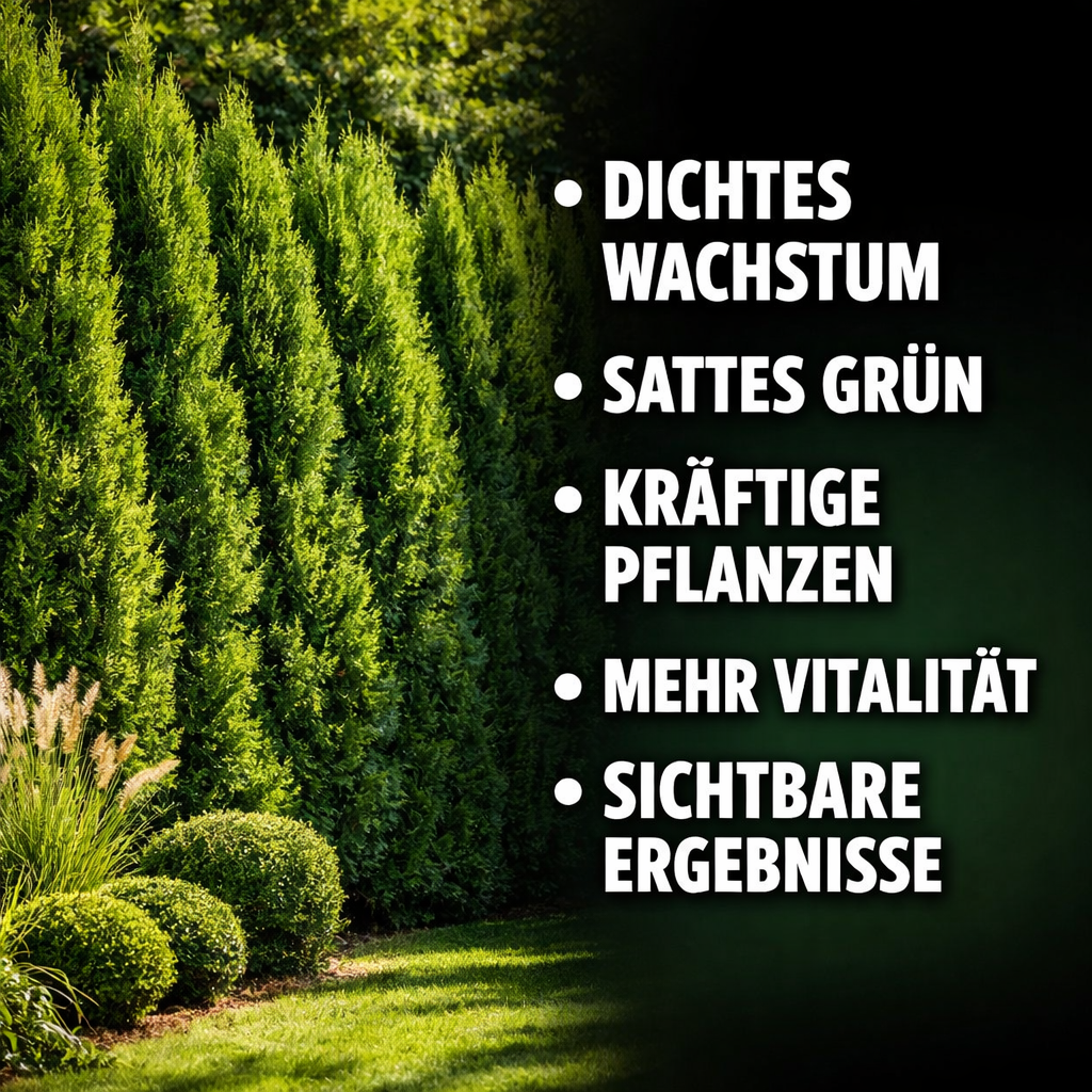 thuja smaragd düngen hornspäne Koniferen Dünger von Flora Boost | 200L Ergiebigkeit
