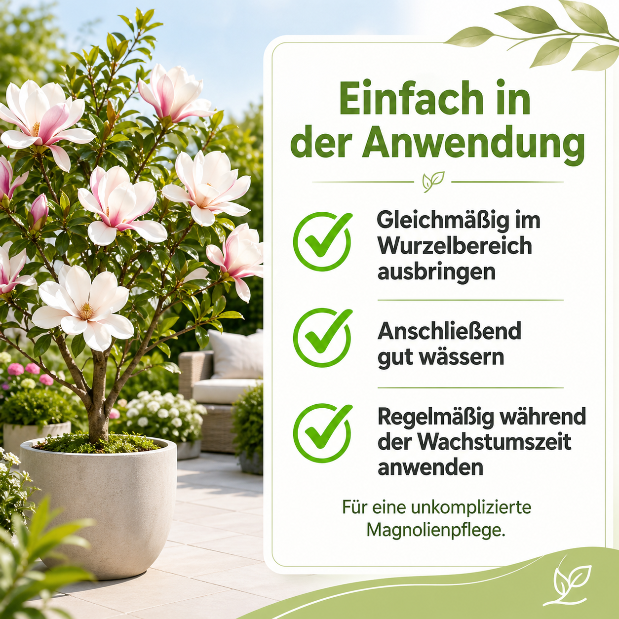 Magnolien Dünger von Flora Boost