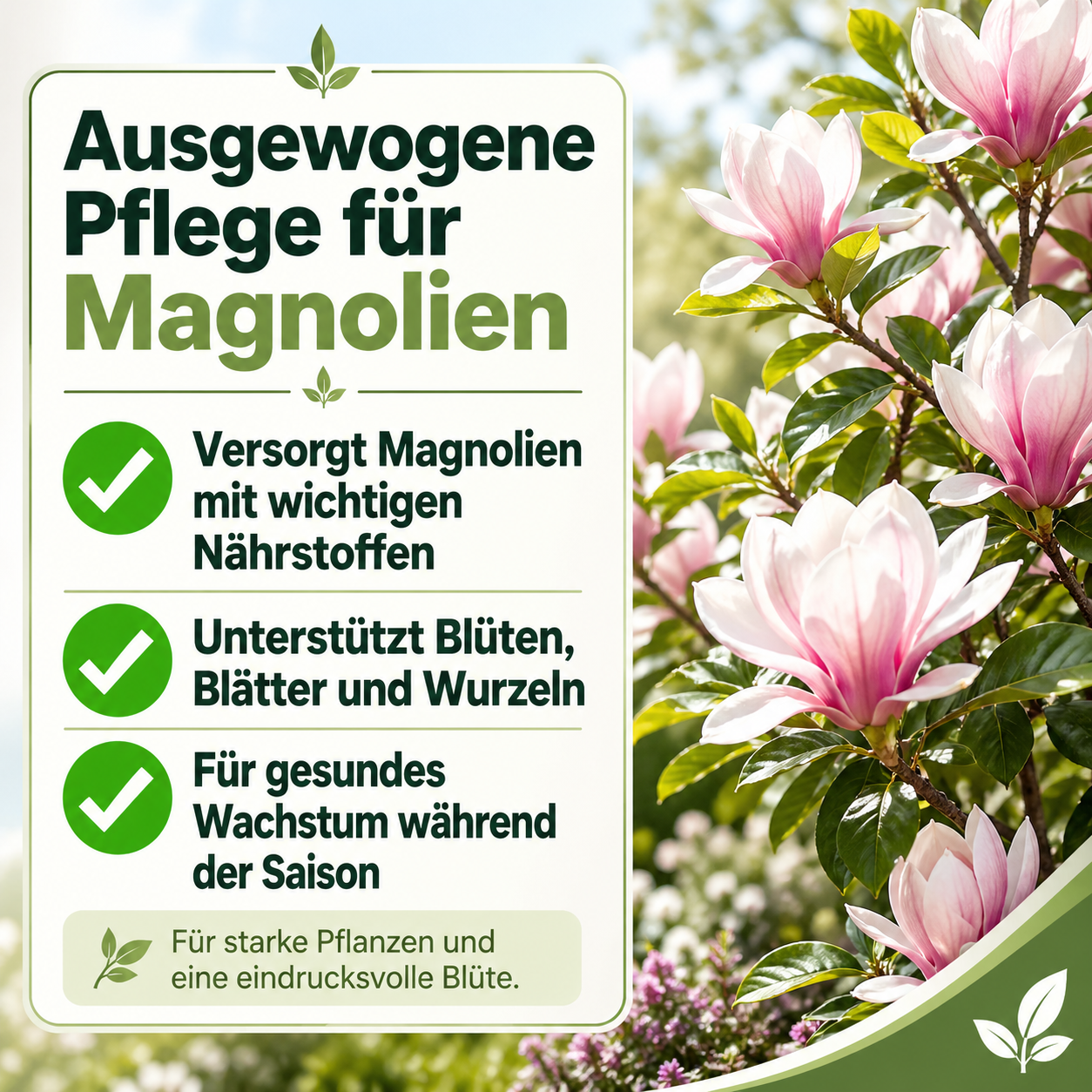 Magnolien Dnger von Flora Boost