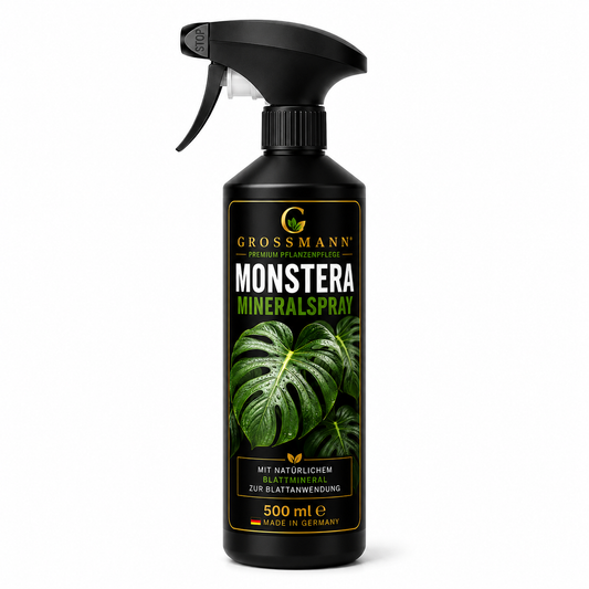 Monstera Mineralspray 500 ml – Blattpflege für große Fensterblätter & satten Grün-Glanz | Grossmann Pflanzenpflege