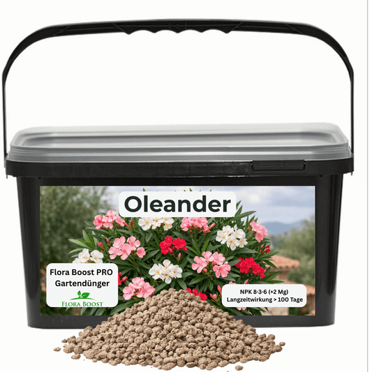 Oleander Dünger Flora Boost PRO | Gartendünger NPK 8 - 3 - 6 (+2 Mg) Gartendünger - Flora Boost
