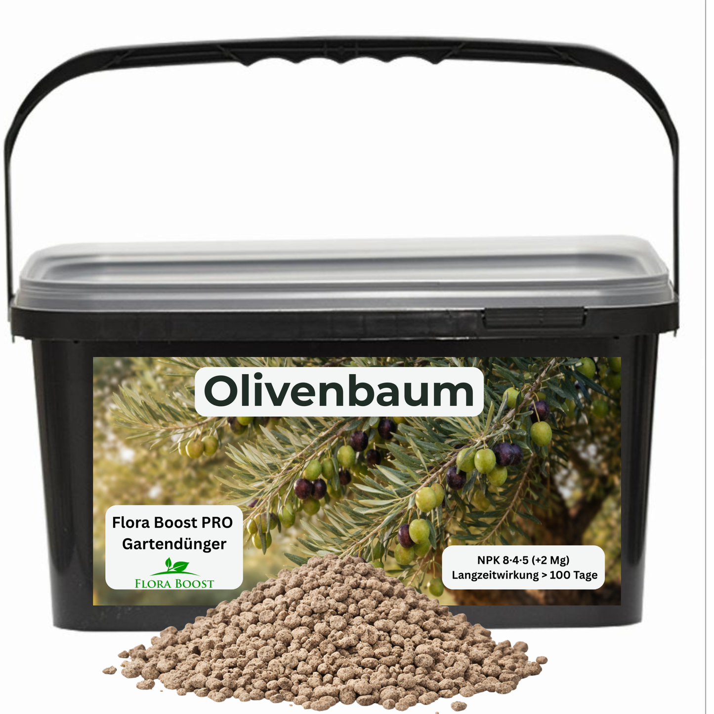Olivenbaum Dünger mit Langzeitwirkung | Flora Boost PRO NPK 8-4-5