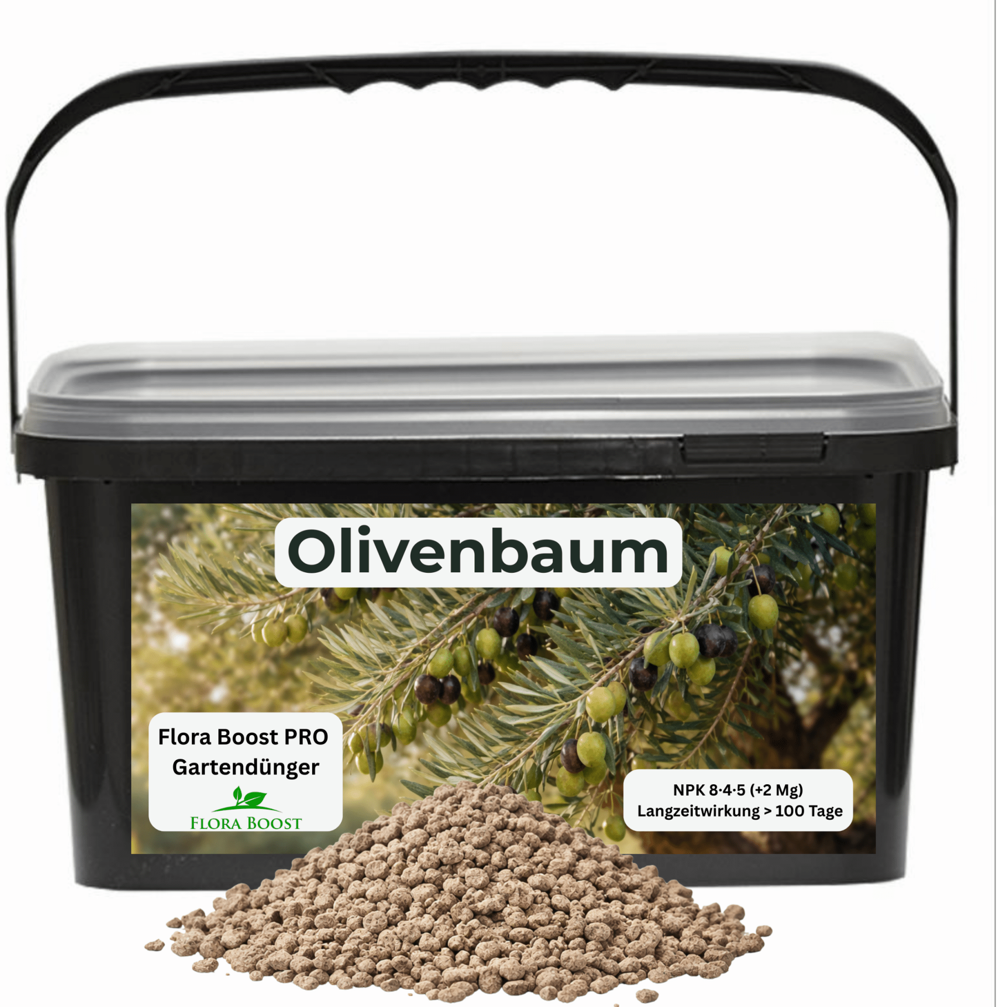 Olivenbaum Dnger  fr krftige Olivenbume im Garten & Kbel | Flora   Flora Boost