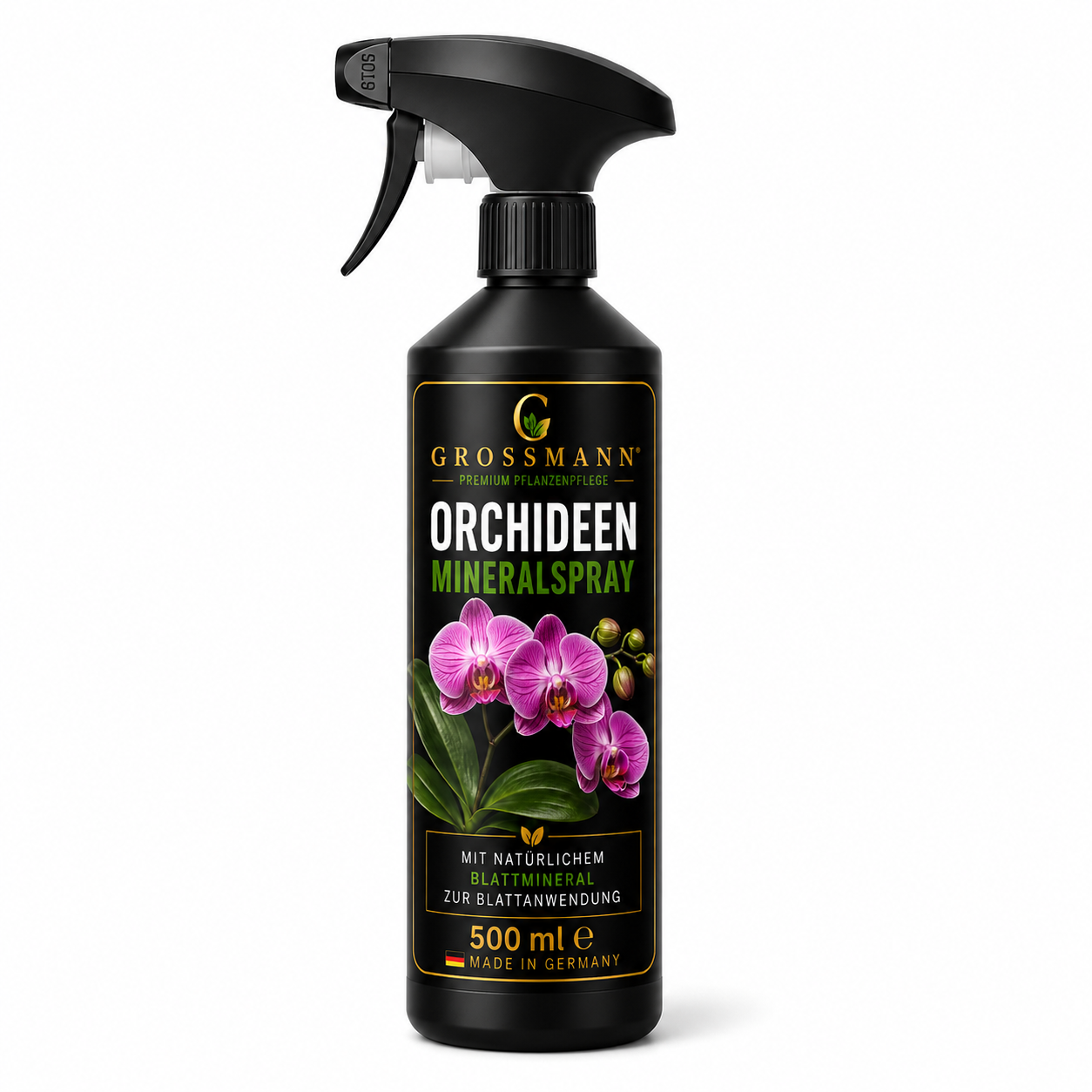 Orchideen Mineralspray 500 ml – Milde Blattpflege für ledrige Blätter & Luftwurzeln | Grossmann Pflanzenpflege