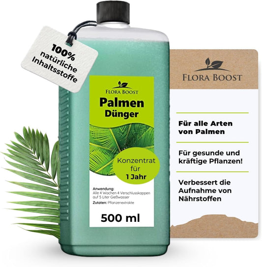 Palmendünger flüssig für alle Palmen von Flora Boost