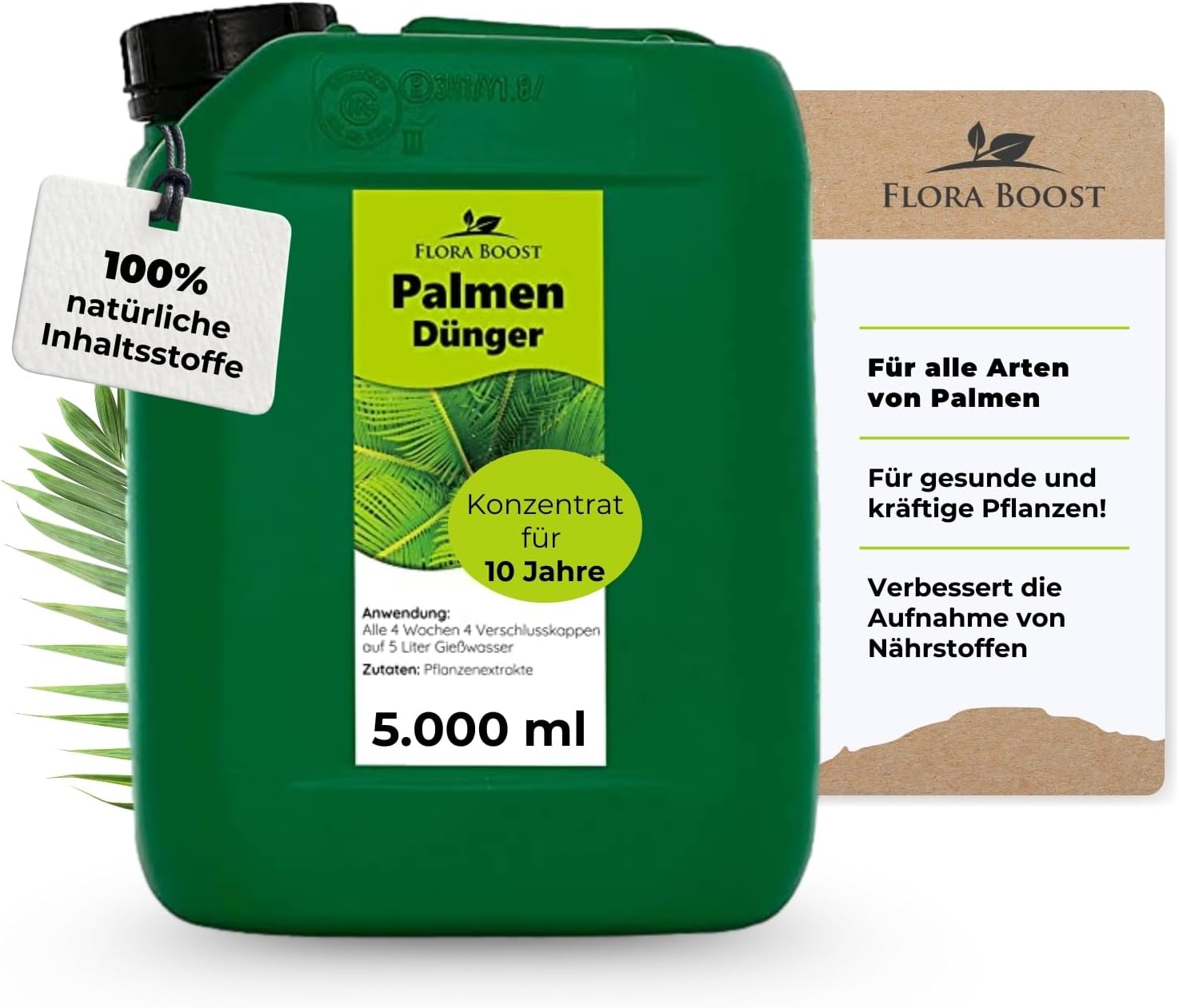 Palmendünger flüssig für alle Palmen von Flora Boost Flüssigdünger - Flora Boost