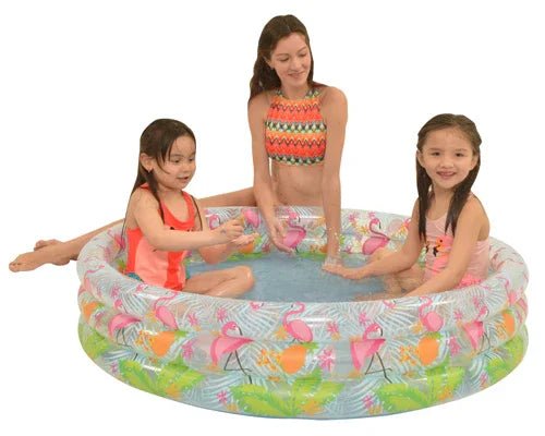 Pool Planschbecken für Kinder 120cm - Flora Boost