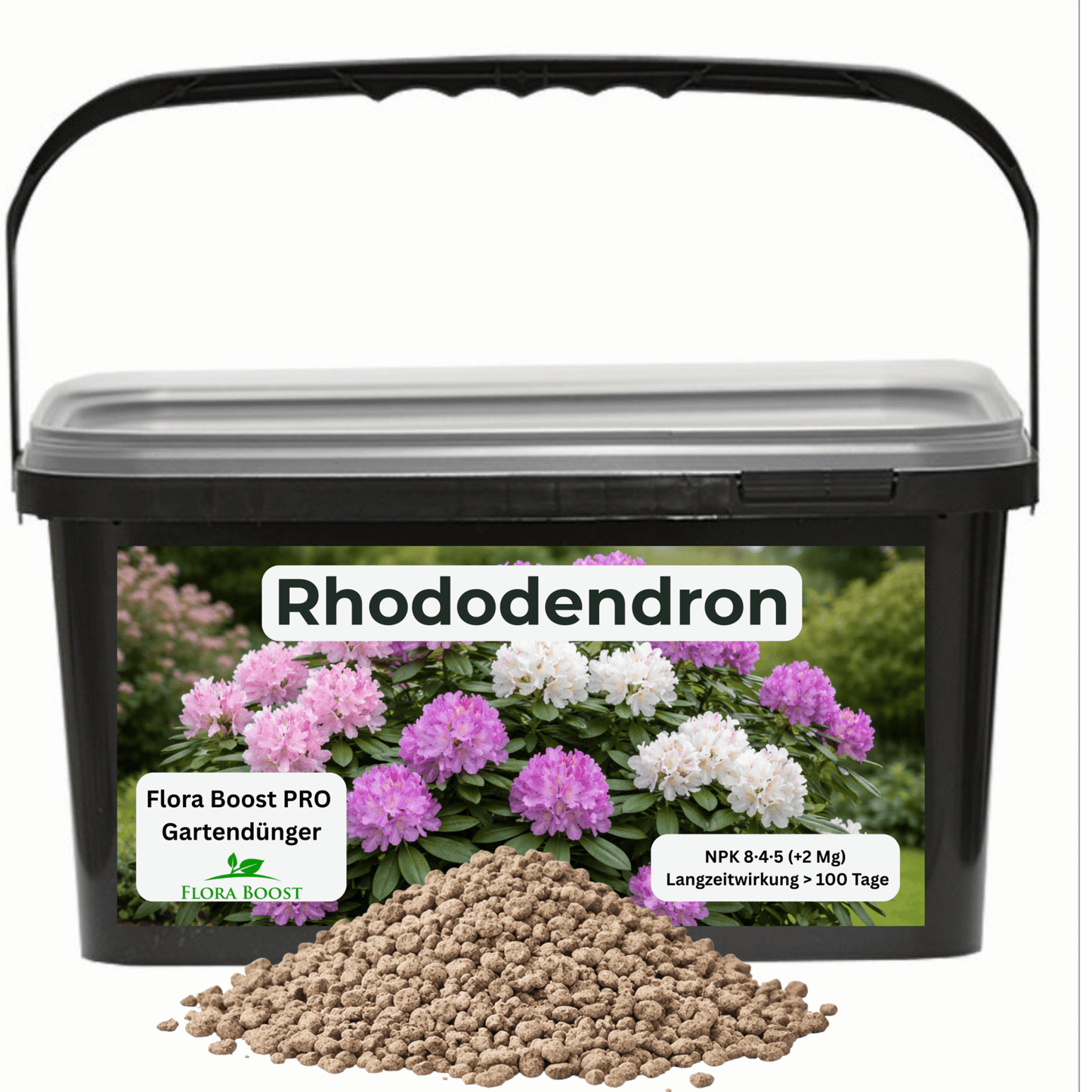 Rhododendron Dünger Flora Boost PRO | Gartendünger NPK 8 - 4 - 5 (+2 Mg) Gartendünger - Flora Boost