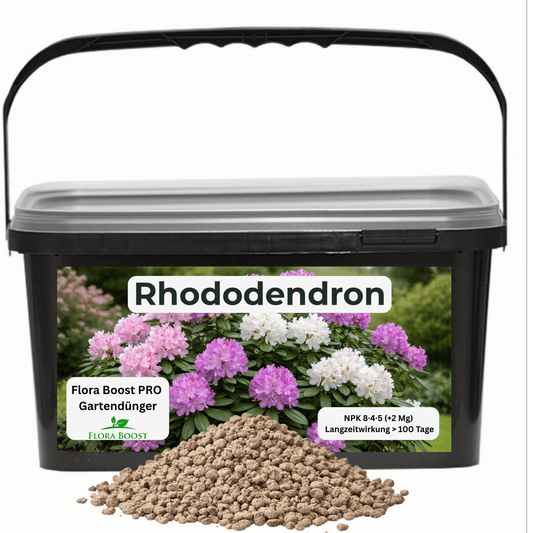 Rhododendron Dünger Flora Boost PRO | Gartendünger NPK 8 - 4 - 5 (+2 Mg) Gartendünger - Flora Boost