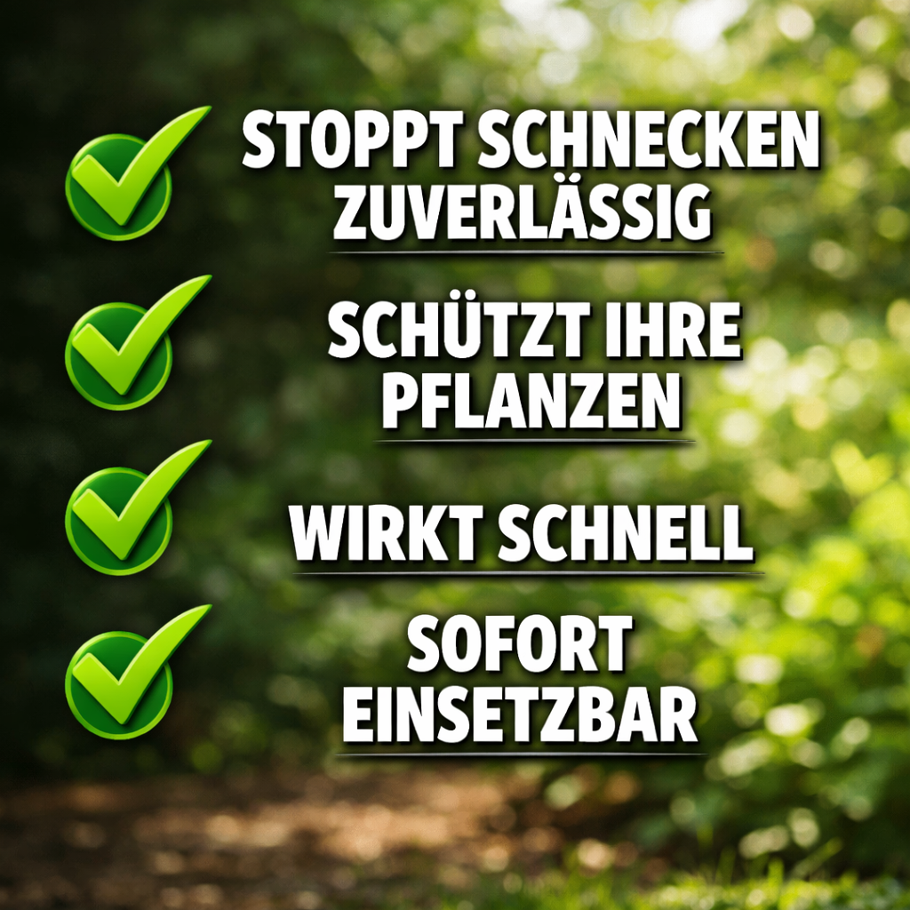 Schneckenkorn Ohne Gift - Bio Schneckenstopp Sicher für Igel Hunde & Katzen
